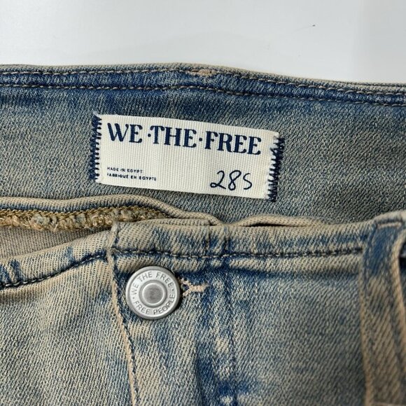Free People Level Up Slit Bootcut Jeans Womens Size 28 Short 28S We The Free - Picture 3 of 11